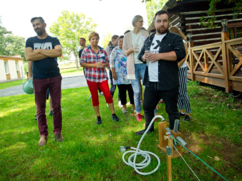 Team number 1 is ready to go.