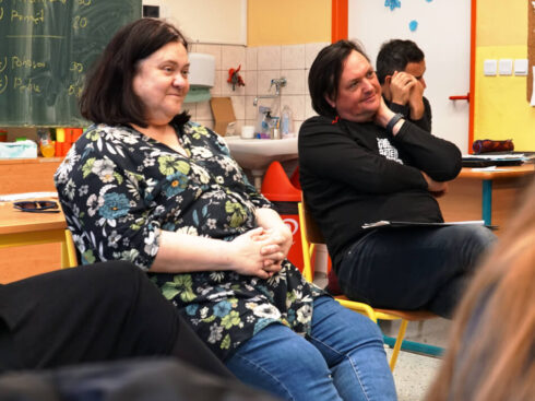 The HY Worker Martin Stavjanik and his wife Martina.