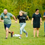 The teams always sent their representatives for a specific letter to a specific word that they had just decided to compose.