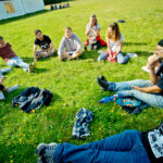 What kind of outdoor activity would it be if it wasn’t followed by a final team sharing and evalua-tion of cooperation.