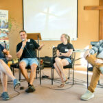 The panel discussion: From right to left: Vojtech Cerny, Radka Folwarczna, Ivo Neuvirt. Moderated by Martin Stavjanik.
